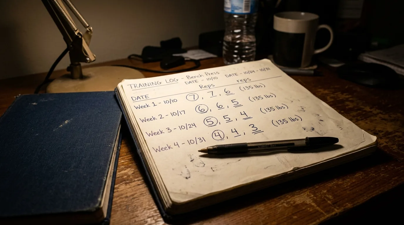 Training signals showing a stalling training max